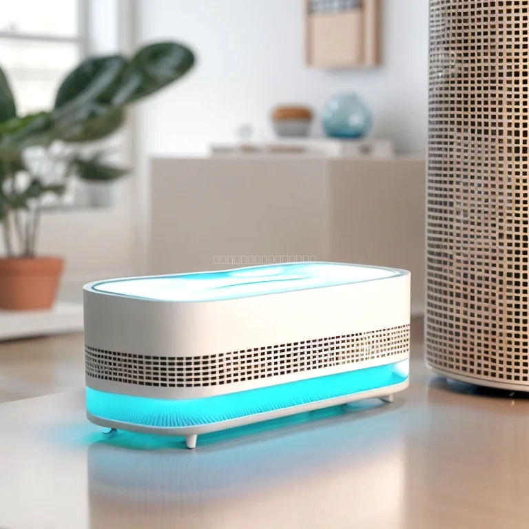 Kompakte KI-Luftlösung von AirsOne in modernem Raum